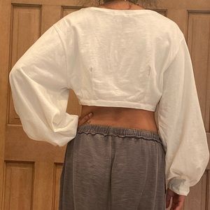 Urban Outfitters Sweaters - Urban outfitters crop cream sweater Urban Outfitters Sweaters - Urban outfitters crop cream sweater